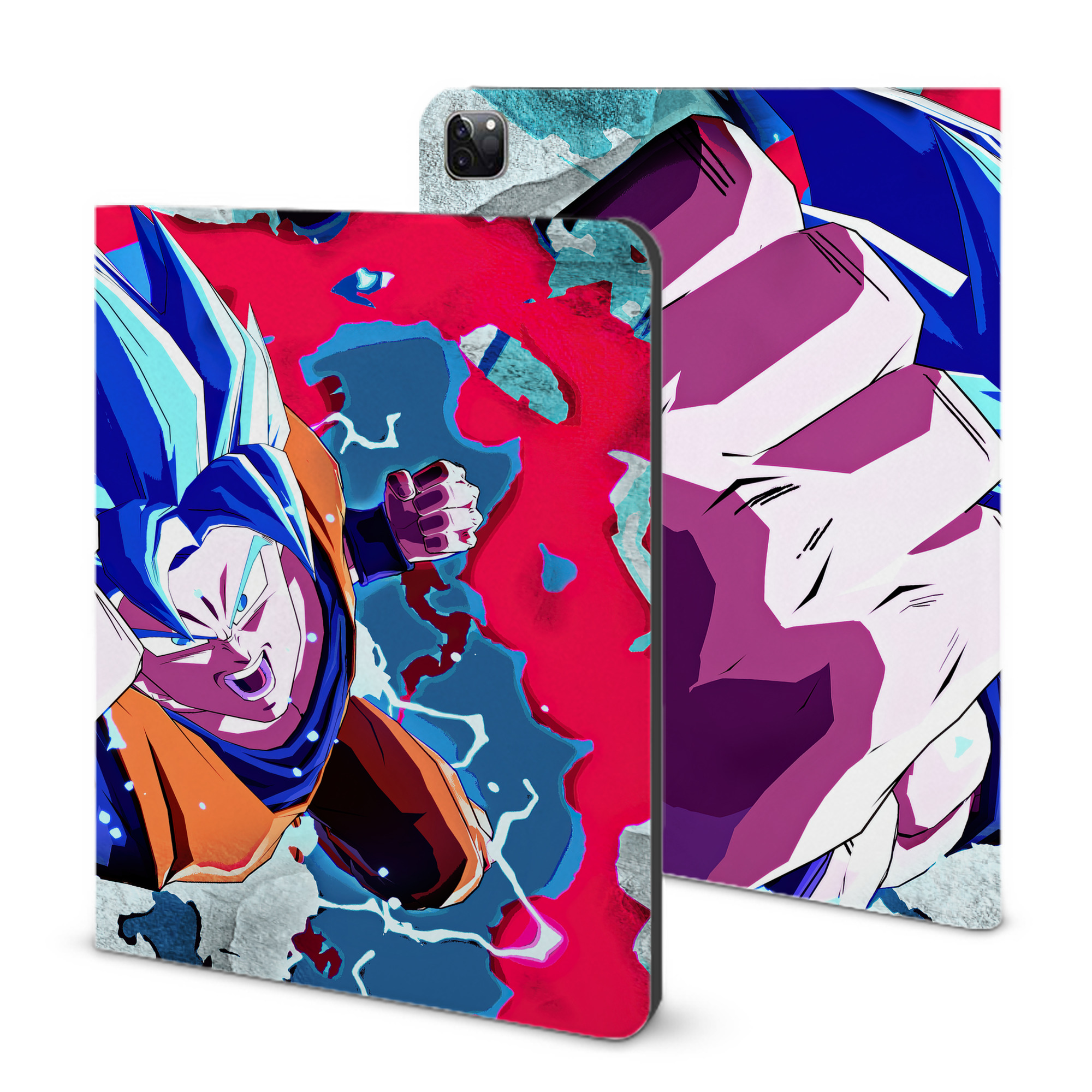 （画像用） ドラゴンボール DRAGON BALL IPad ケース ブック型 PUレザー TPU 耐衝撃 軽量 薄型 ペン収納なし 全面保護 IPad 各モデル対応